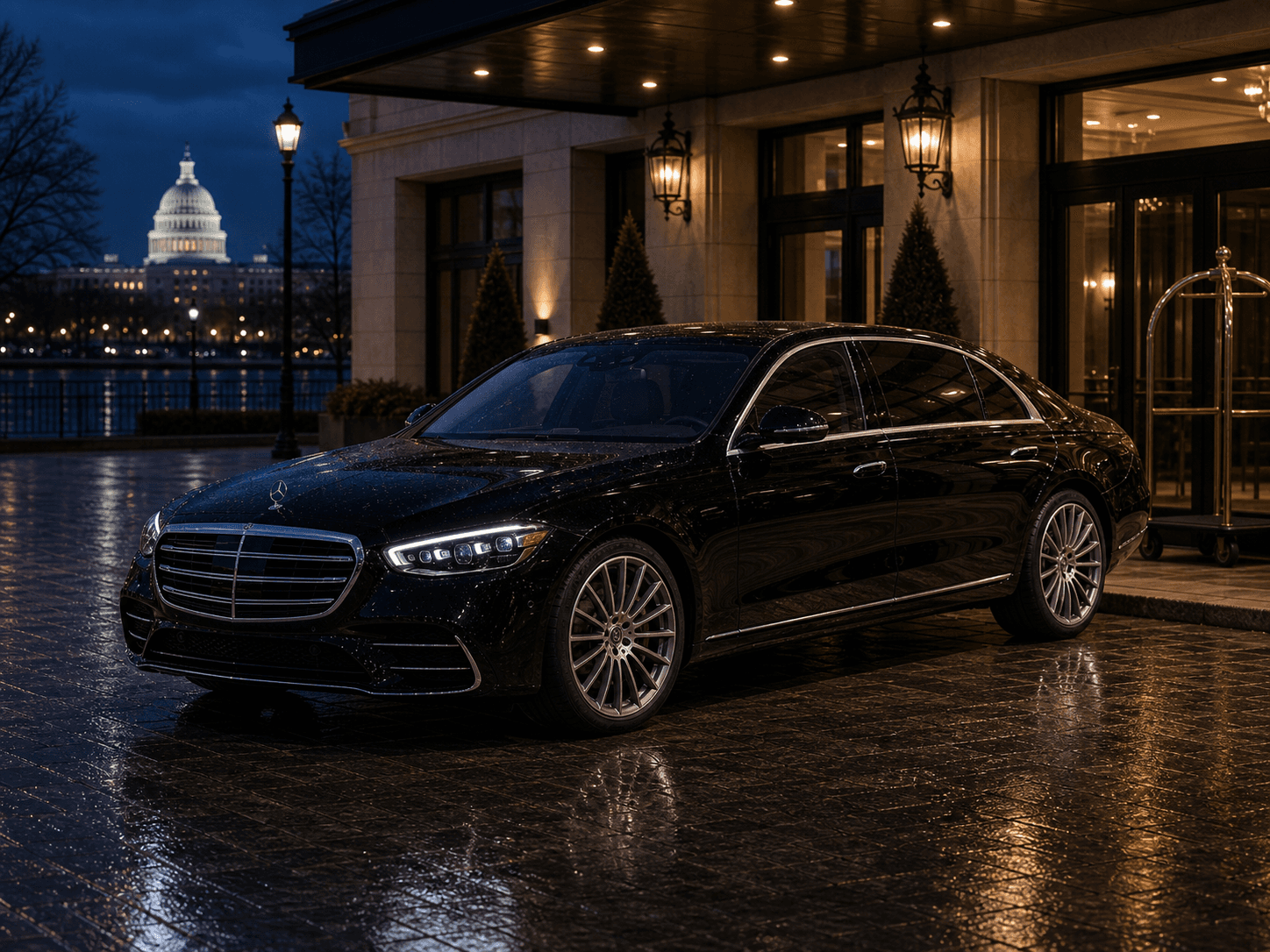 Mercedes-Benz S-Class or similar chauffeur vehicle